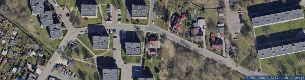 Zdjęcie satelitarne Kosmonautów ul.