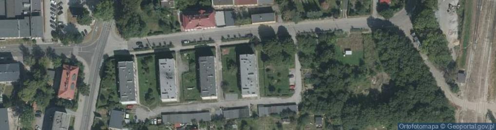 Zdjęcie satelitarne Kolejowa ul.