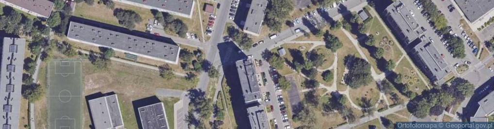 Zdjęcie satelitarne Komedy-Trzcińskiego Krzysztofa ul.