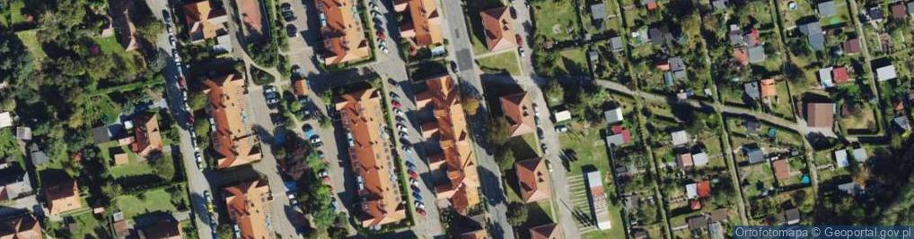 Zdjęcie satelitarne Kosmiczna ul.