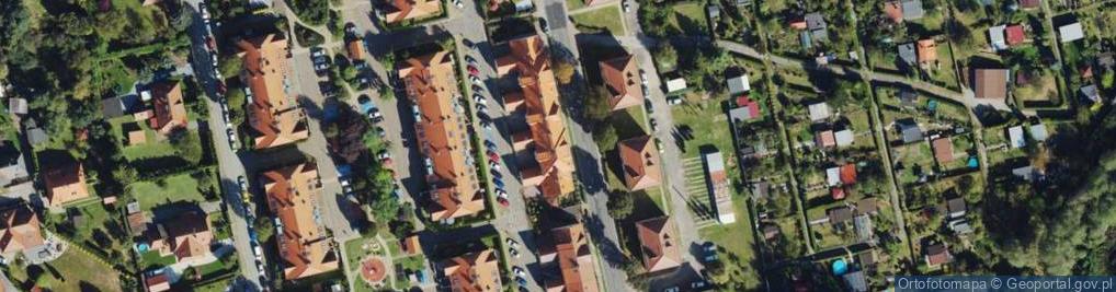 Zdjęcie satelitarne Kosmiczna ul.