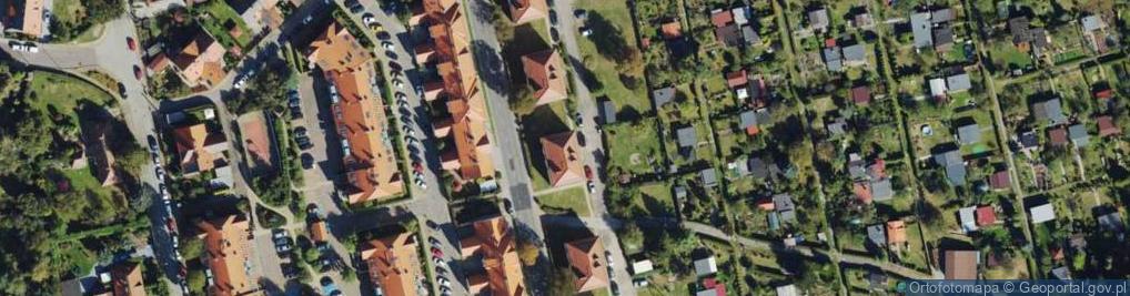 Zdjęcie satelitarne Kosmiczna ul.