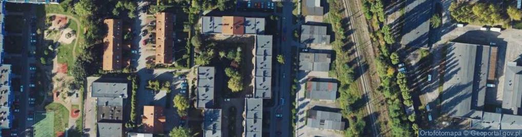 Zdjęcie satelitarne Kossak-Szczuckiej Zofii ul.