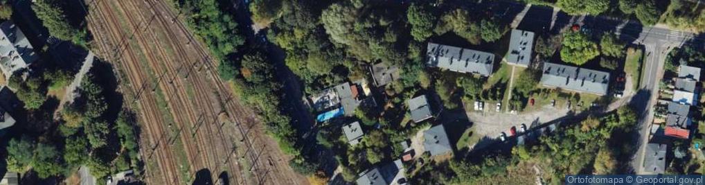Zdjęcie satelitarne Kolejowa ul.