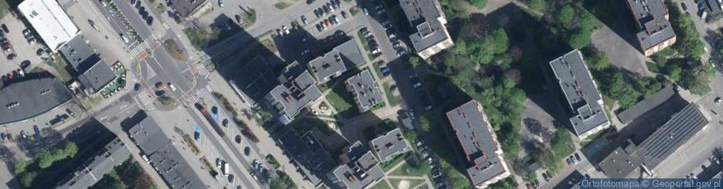 Zdjęcie satelitarne Kosmonautów ul.