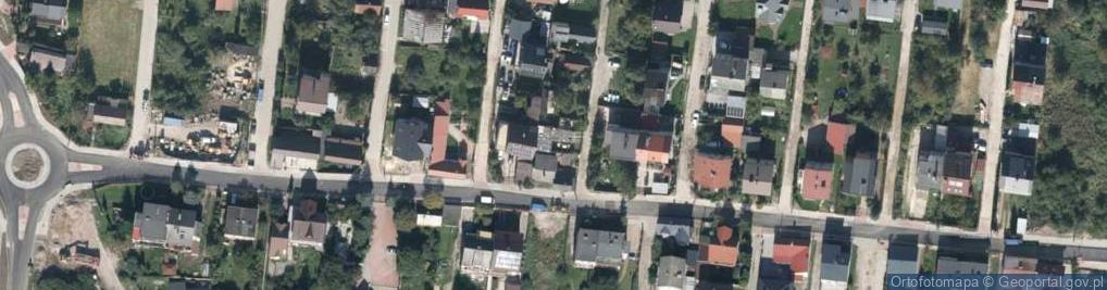 Zdjęcie satelitarne Kocka ul.