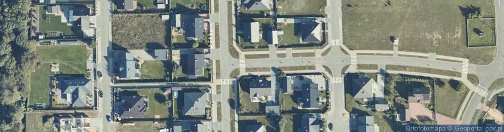 Zdjęcie satelitarne Konwaliowa ul.