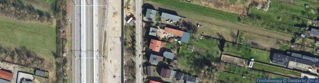 Zdjęcie satelitarne Kolejowa ul.