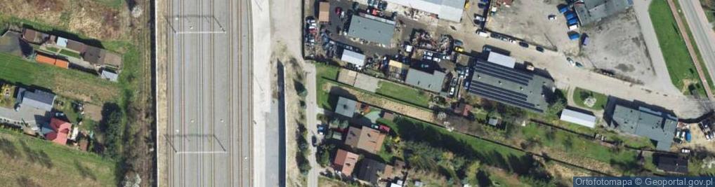 Zdjęcie satelitarne Kolejowa ul.