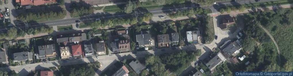 Zdjęcie satelitarne Komandorska ul.