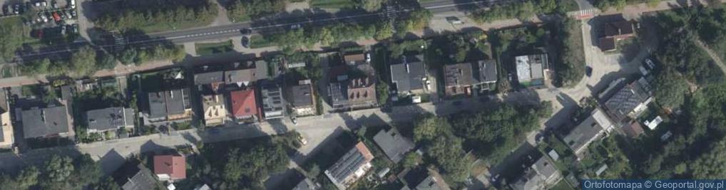 Zdjęcie satelitarne Komandorska ul.