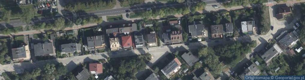 Zdjęcie satelitarne Komandorska ul.