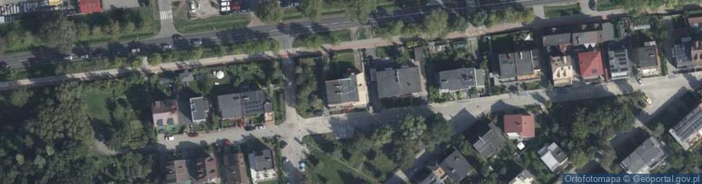 Zdjęcie satelitarne Komandorska ul.