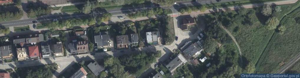 Zdjęcie satelitarne Komandorska ul.