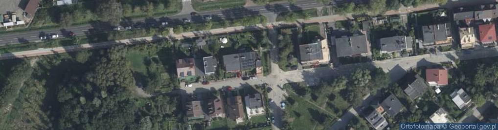 Zdjęcie satelitarne Komandorska ul.