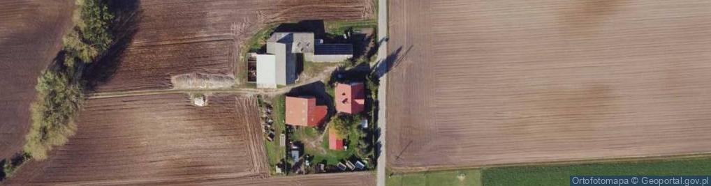 Zdjęcie satelitarne Kołybiec ul.