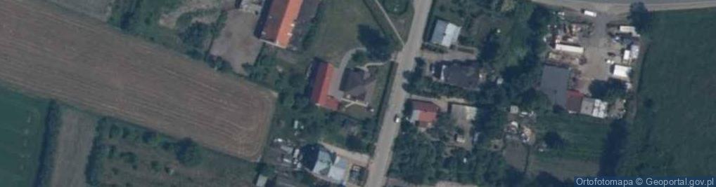 Zdjęcie satelitarne Komorowo Żuławskie ul.
