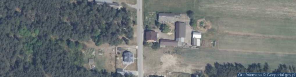 Zdjęcie satelitarne Komparzów ul.