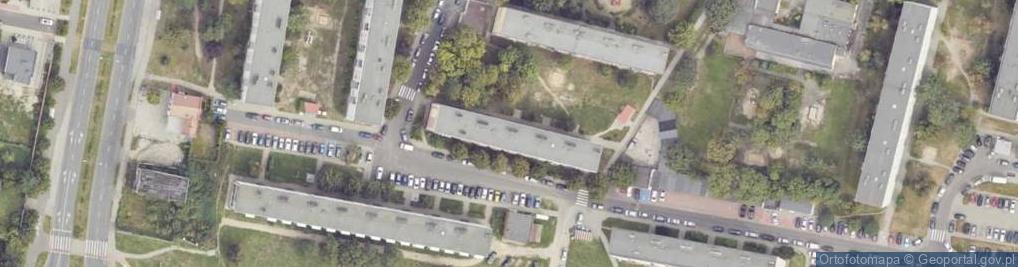 Zdjęcie satelitarne Kosmonautów ul.