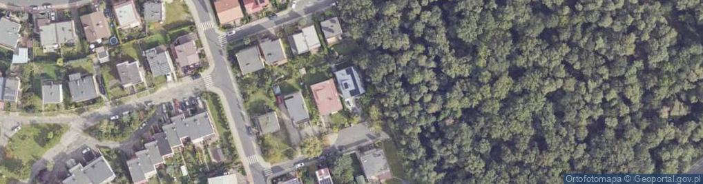 Zdjęcie satelitarne Kossaków Juliusza i Wojciecha ul.