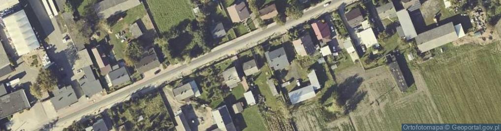 Zdjęcie satelitarne Korzeniew ul.
