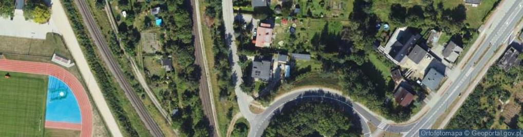 Zdjęcie satelitarne Kolejowa ul.