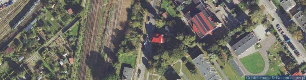 Zdjęcie satelitarne Kolejowa ul.