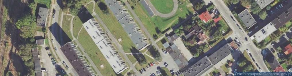 Zdjęcie satelitarne Kolejowa ul.