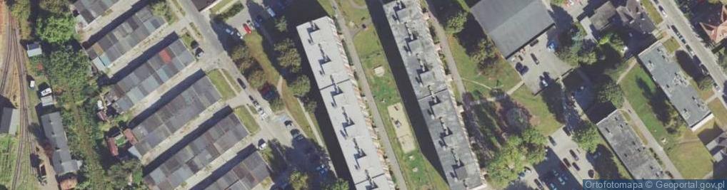 Zdjęcie satelitarne Kolejowa ul.