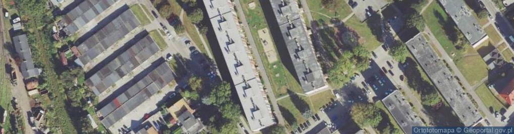 Zdjęcie satelitarne Kolejowa ul.