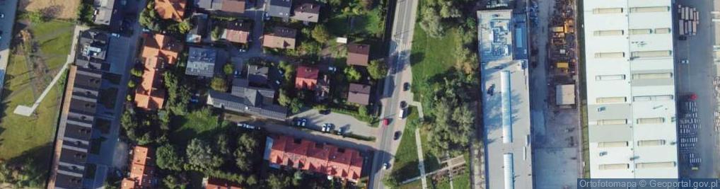 Zdjęcie satelitarne Komuny Paryskiej ul.