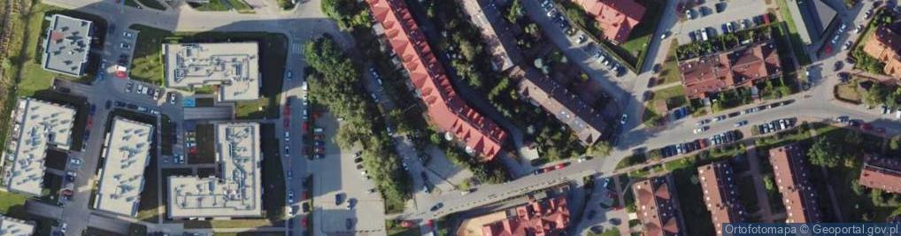 Zdjęcie satelitarne Komuny Paryskiej ul.