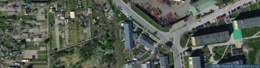 Zdjęcie satelitarne Kolejowa ul.