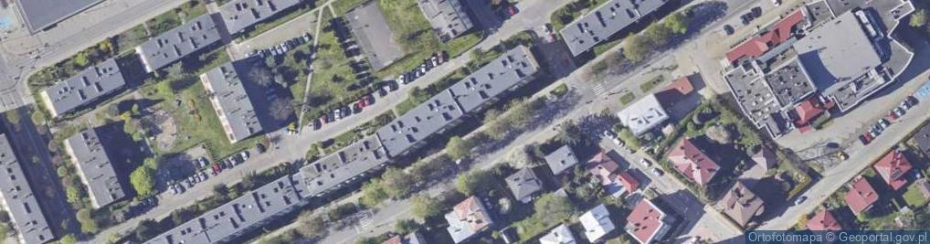 Zdjęcie satelitarne Kolejowa ul.
