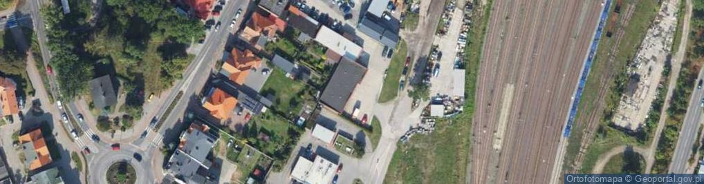 Zdjęcie satelitarne Kolejowa ul.