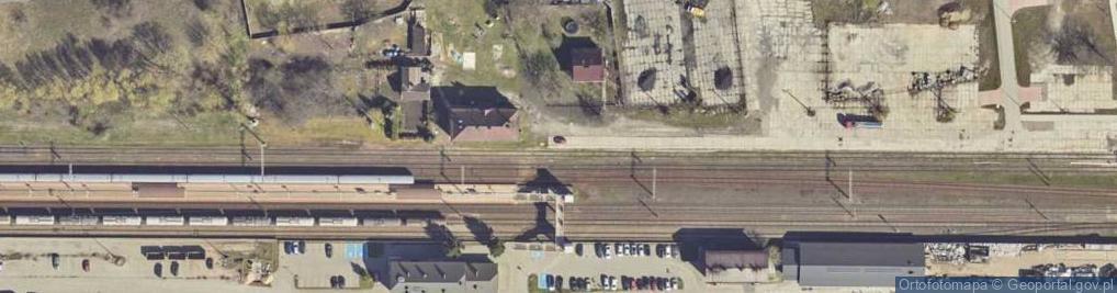 Zdjęcie satelitarne Kolejowa ul.