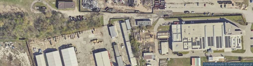 Zdjęcie satelitarne Kolejowa ul.