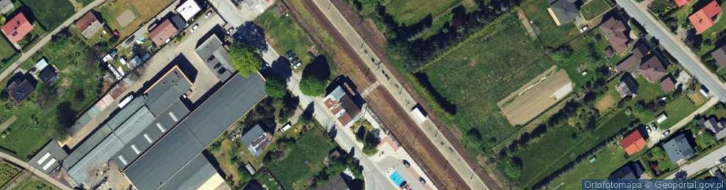 Zdjęcie satelitarne Kolejowa ul.