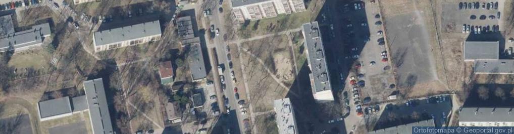 Zdjęcie satelitarne Konspiracyjnego Wojska Polskiego ul.