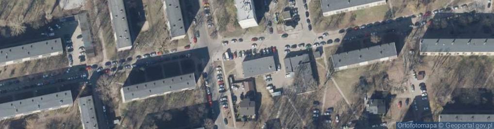 Zdjęcie satelitarne Konspiracyjnego Wojska Polskiego ul.