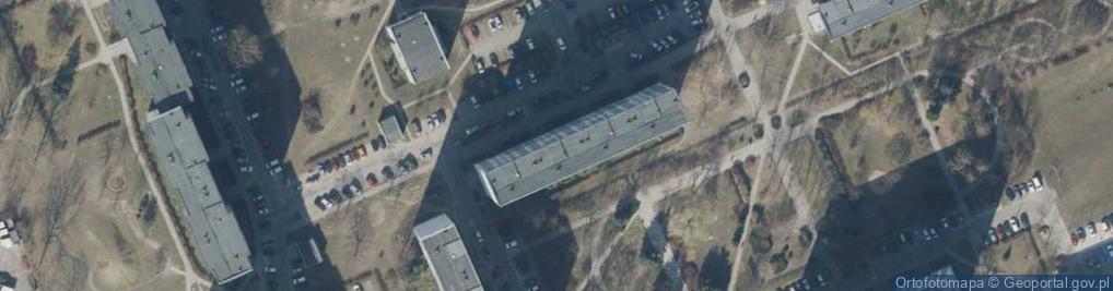 Zdjęcie satelitarne Kostki Napierskiego Aleksandra ul.