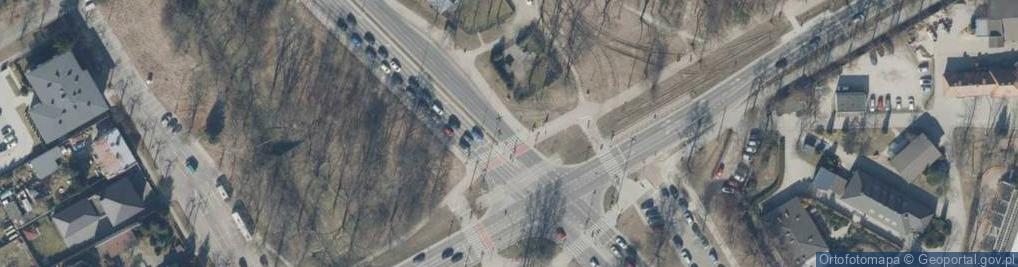 Zdjęcie satelitarne Konstantynowska ul.