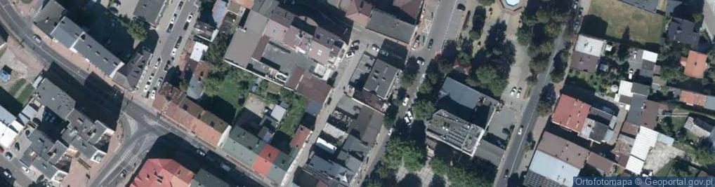 Zdjęcie satelitarne Kozia ul.