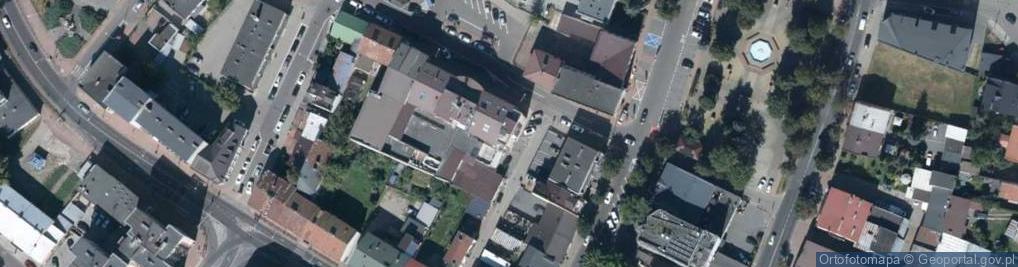 Zdjęcie satelitarne Kozia ul.