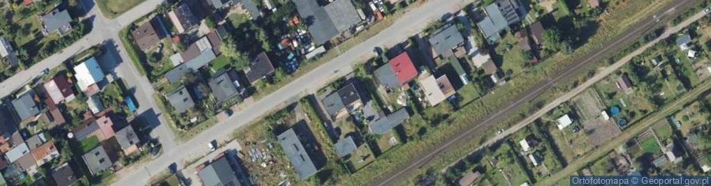 Zdjęcie satelitarne Kolejowa ul.