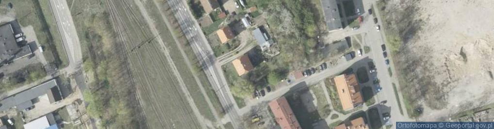 Zdjęcie satelitarne Kolejowa ul.