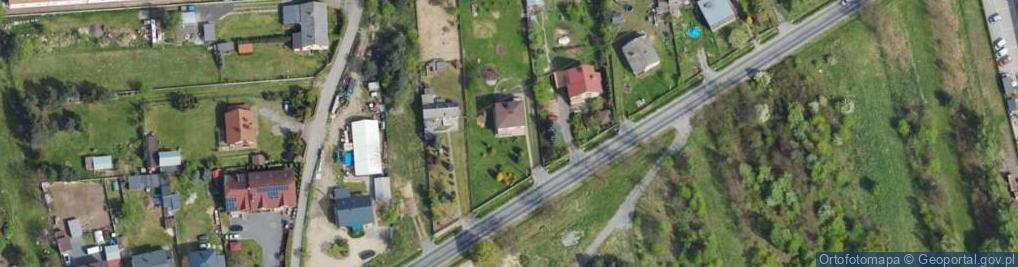 Zdjęcie satelitarne Koziegłowska ul.