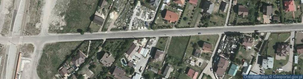 Zdjęcie satelitarne Kolejowa ul.