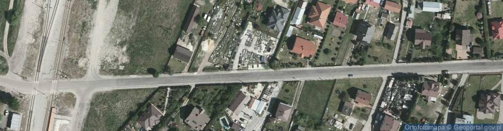 Zdjęcie satelitarne Kolejowa ul.