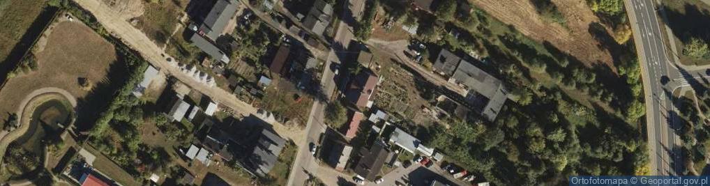Zdjęcie satelitarne Komierowskiego, gen. ul.